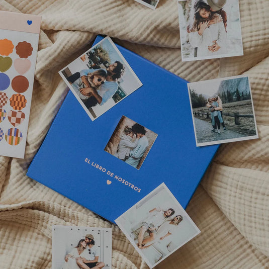 El Libro de Nosotros: álbum de pareja para fotos, cartas y recuerdos