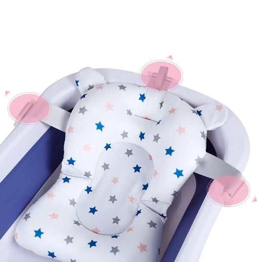 Almohadilla de bañera para recién nacido. Suave, antideslizante, de fácil secado