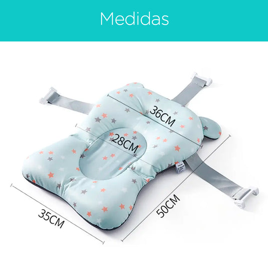 Almohadilla de bañera para recién nacido. Suave, antideslizante, de fácil secado