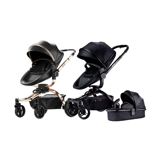 Coche AULON 360° con Portabebé, coche europeo, AULON MAX, coche 3 en 1 para bebés - Aulon