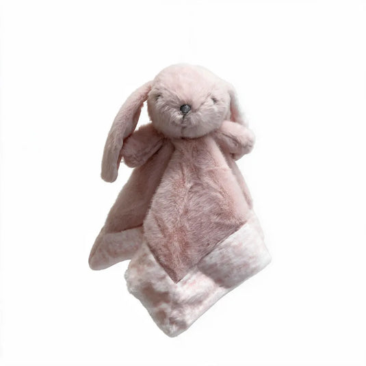 Mantita de apego para bebé de peluche ultrasuave con cabecita de conejo, hipoalergénica y estimulante, disponible en varios colores - Wakids