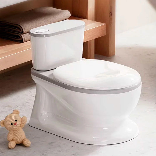 Baño portátil de entrenamiento diseño de sanitario para bebé, recipiente removible para desechos, fabricado en material resistente, base antideslizante, bacinica de entrenamiento para niños