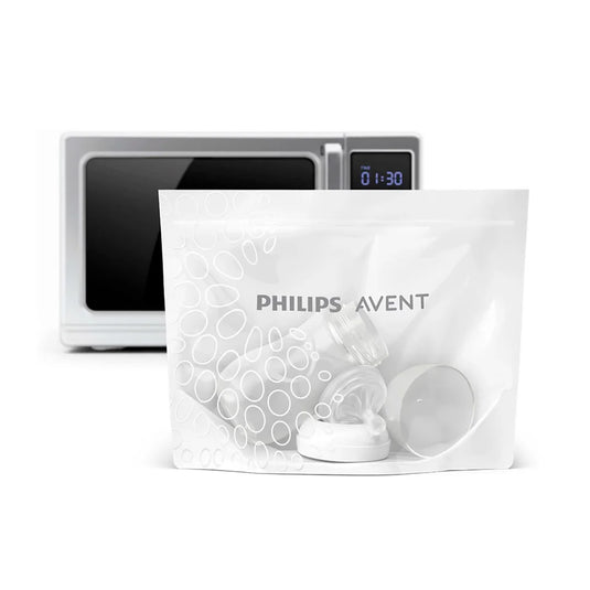 Bolsas esterilizadoras para microondas, paquete x5 bolsas reutilizables - Philips Avent