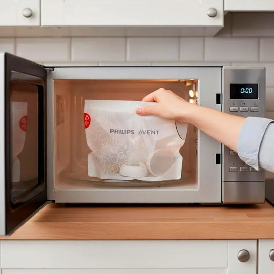 Bolsas esterilizadoras para microondas, paquete x5 bolsas reutilizables - Philips Avent