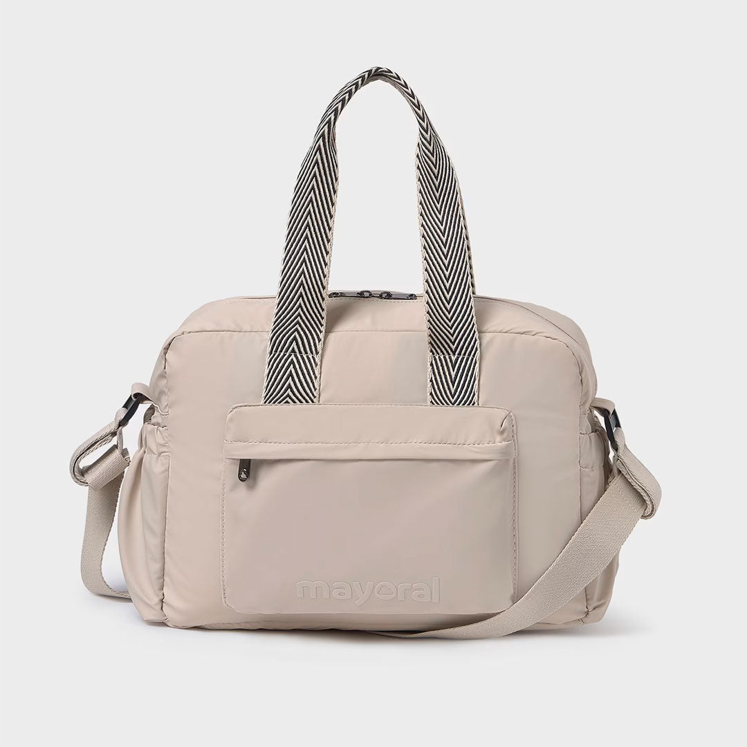 Bolso pañalera con asa fantasía impermeable, hecho en material resistente y resistente a líquidos, múltiples bolsillos para mejor orden, de buena capacidad de almacenamiento - Mayoral