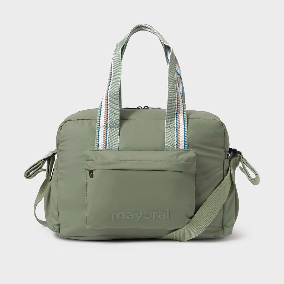 Bolso pañalera con asa fantasía impermeable, hecho en material resistente y resistente a líquidos, múltiples bolsillos para mejor orden, de buena capacidad de almacenamiento - Mayoral
