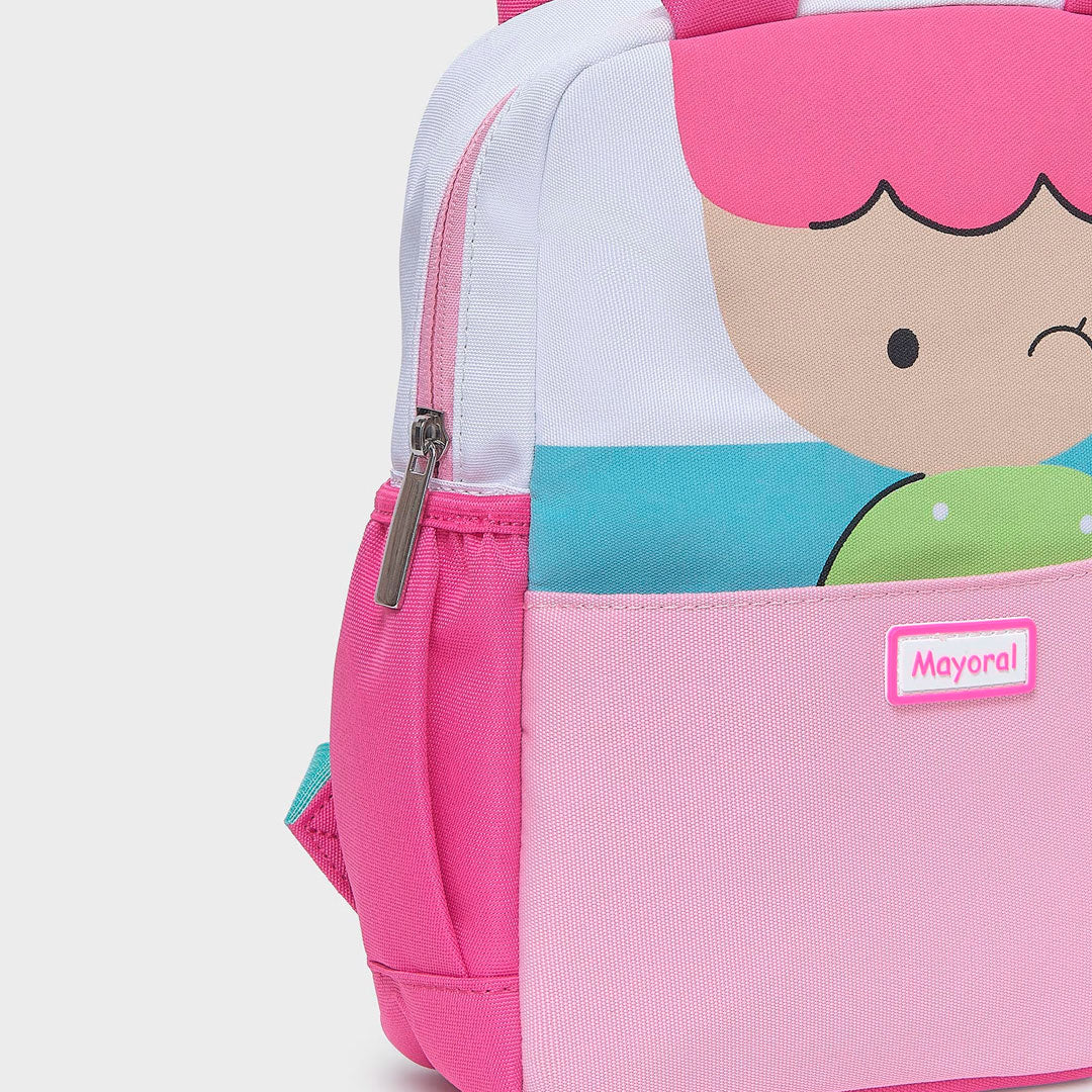 Bolso con diseños coloridos para bebé, mochila ideal para la guardería, con correas ajustables - Mayoral