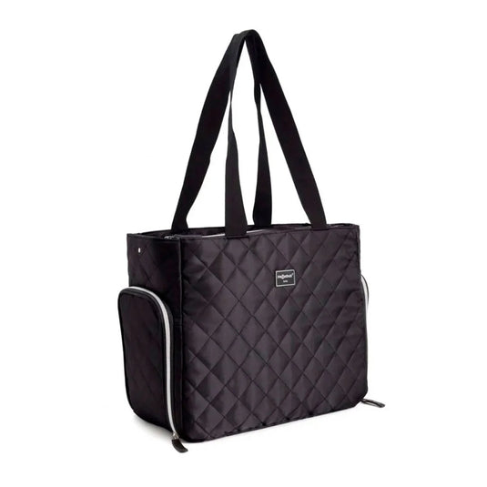 Bolso pañalera Paris con diseño frontal tejido - Mesenfants