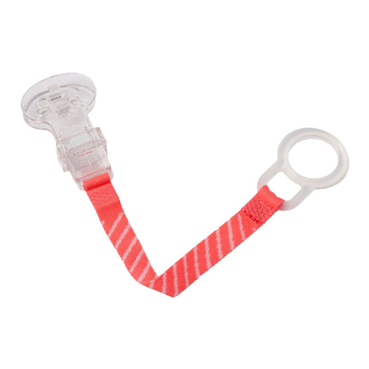 Broche portachupas con clip para sujetar a la ropa, ideal para tener la chupa al alcance, evita que caiga al suelo, hecho en material ligero y resistente, 100% libre de BPA - Dr Brown's