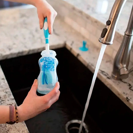 Cepillo lavateteros con limpiador de accesorios - Dr Brown's