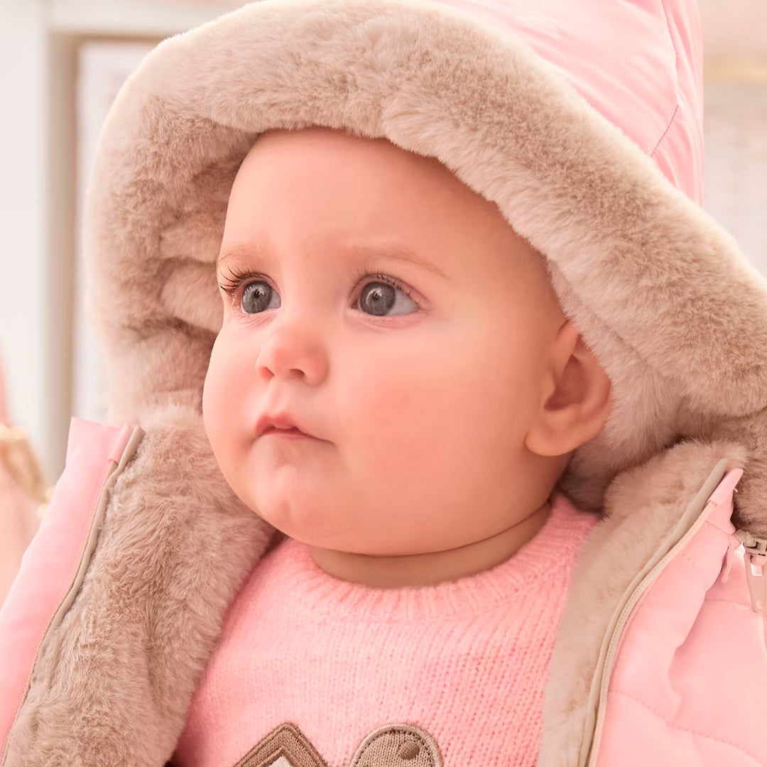 Chaqueta reversible Puffer Rosa Mayoral