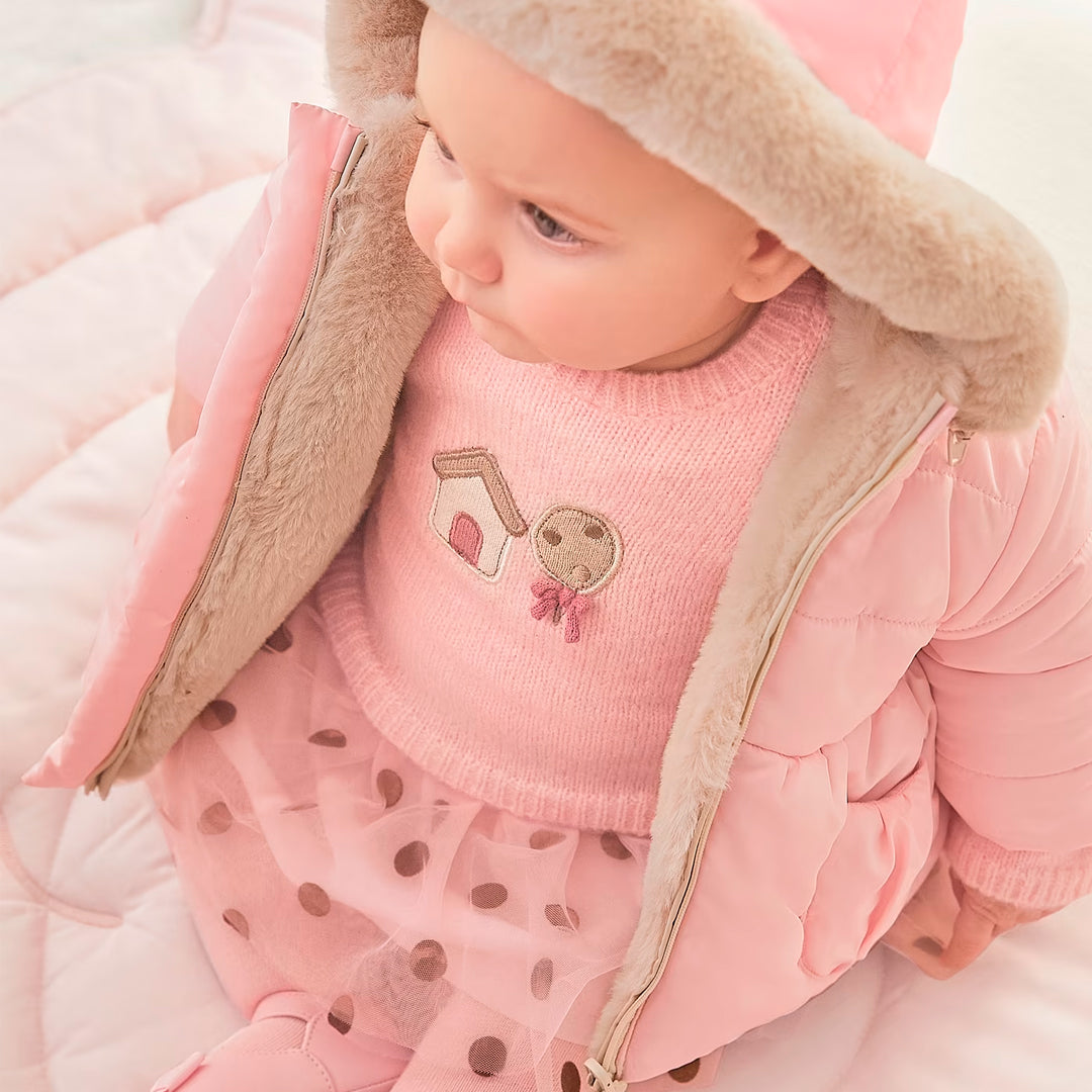 Chaqueta reversible Puffer Rosa Mayoral