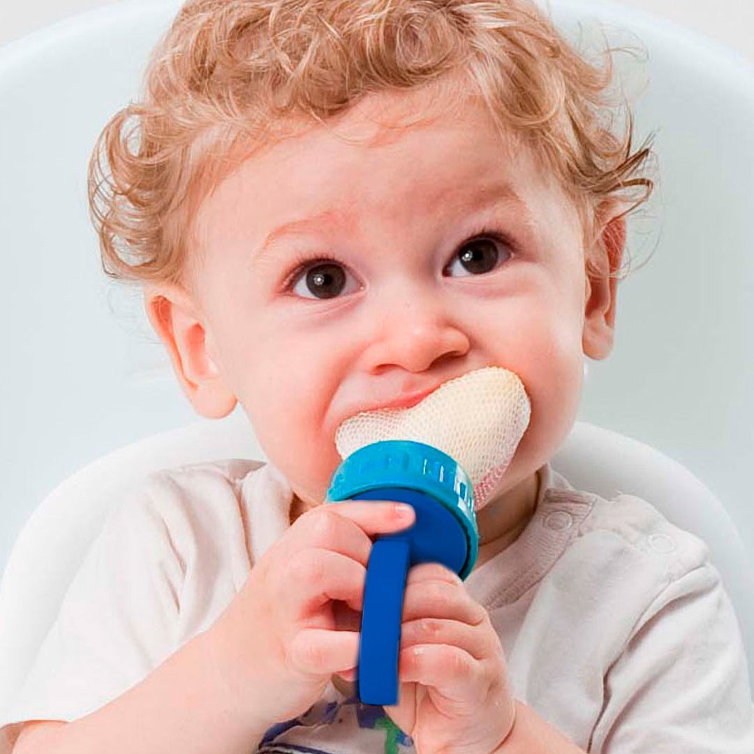 Chupa anti-ahogo con malla para fruta, ideal para alimentación complementaria - Multi Kids