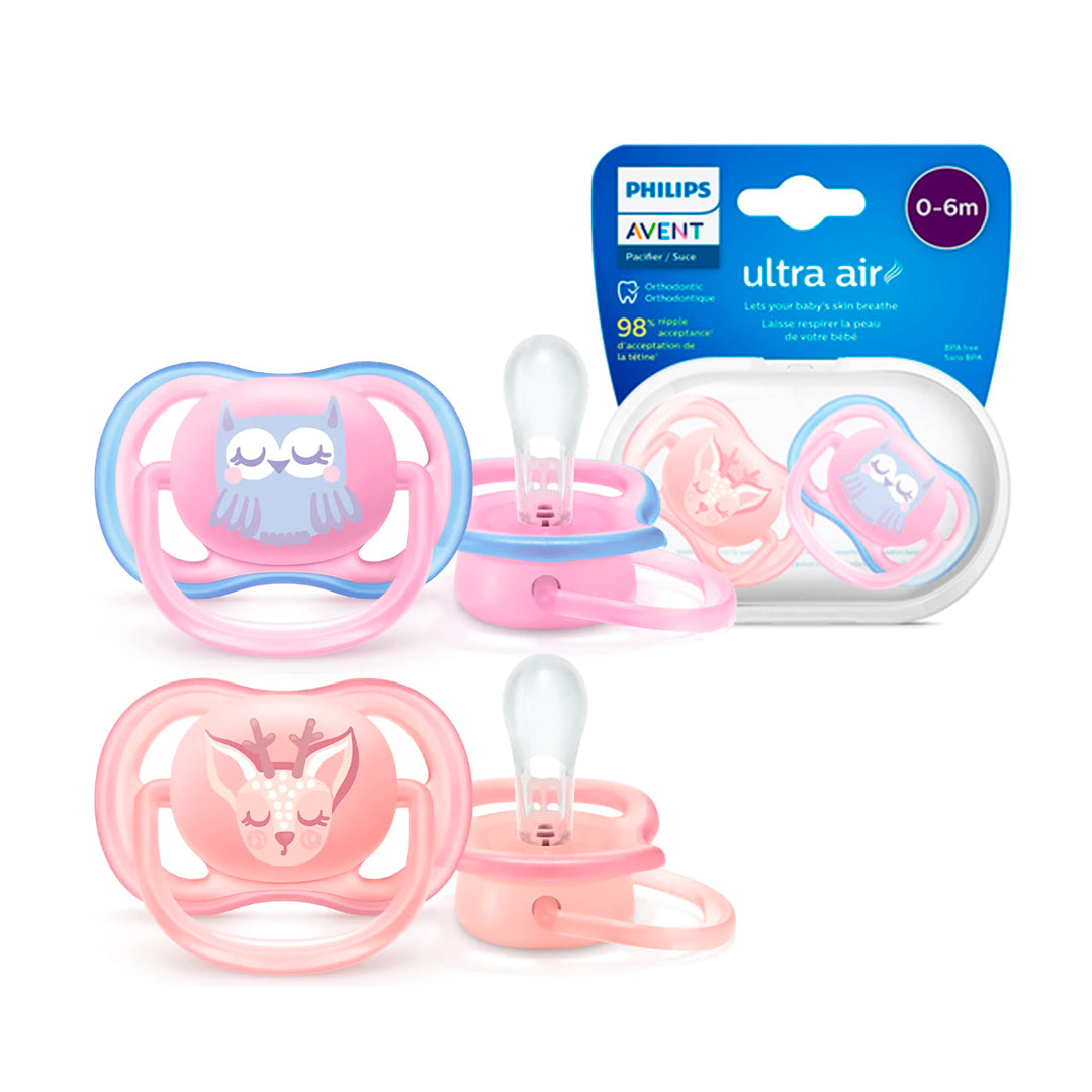 Chupas AVENT x2 Ultra Air (0-6 Niña)
