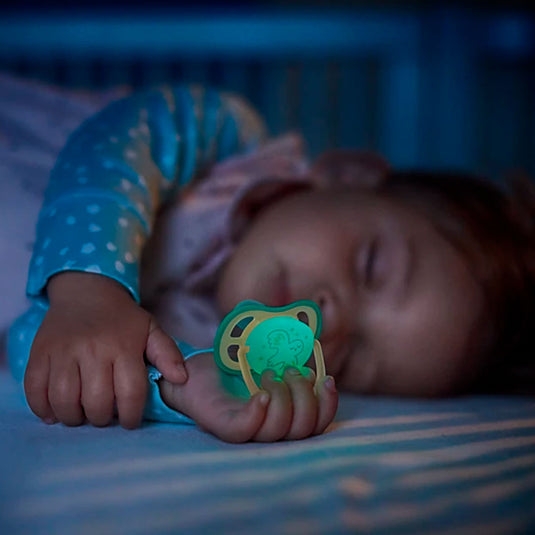 Chupas Ultra Air x2 Nighttime Estrellas Búho, libre de BPA, para niño de 0 a 6 meses - Philips Avent