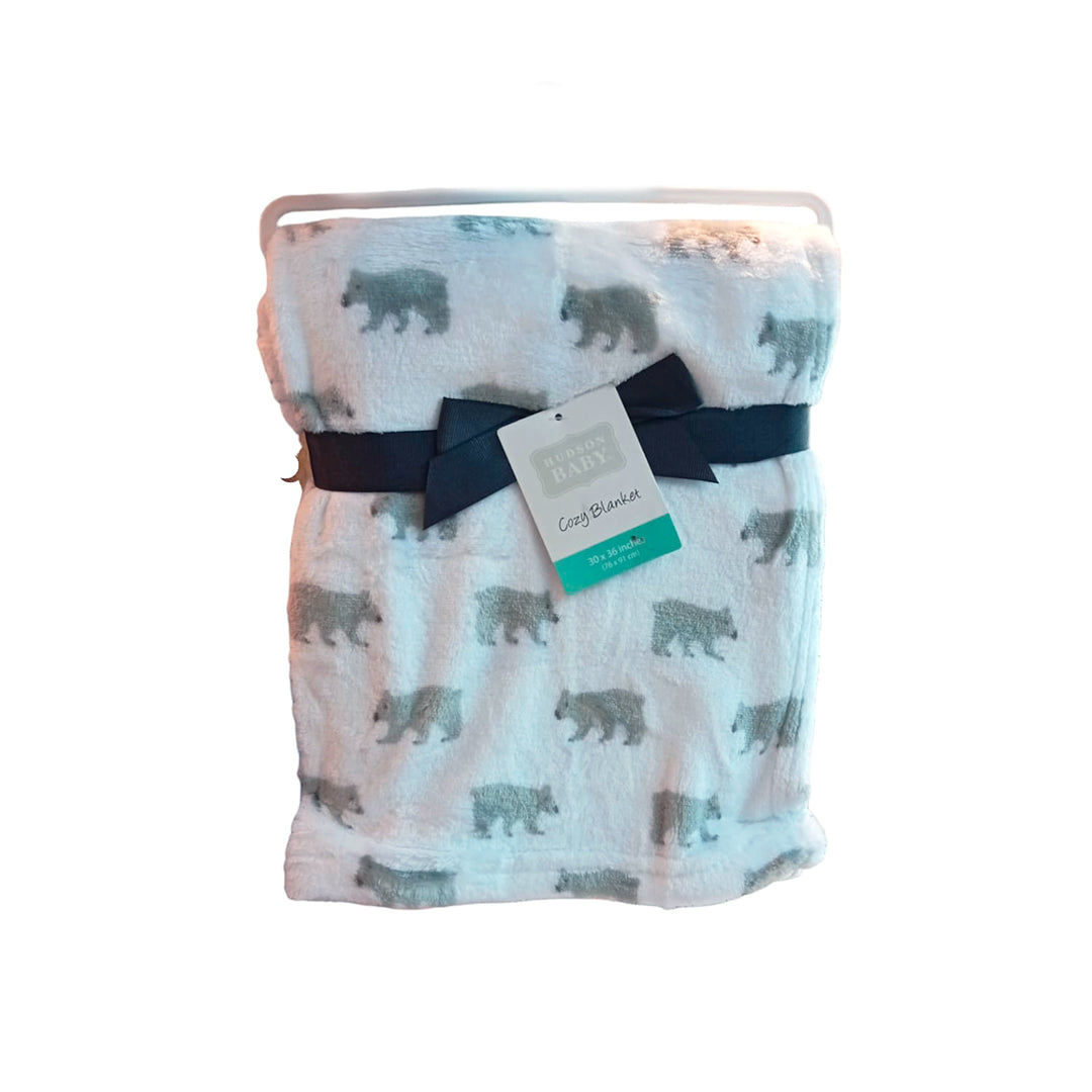 Cobija ovejera hipoalergénica con diseño de animales - Hudson Baby