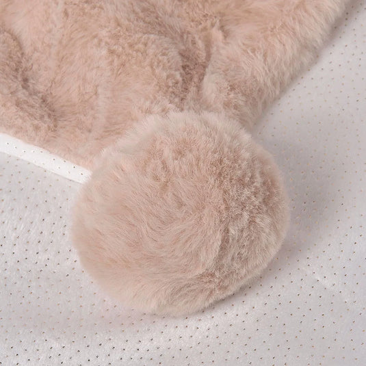 Manta ovejera con pompones para bebé, de gran suavidad, con la que tu bebé se sentirá abrigado y protegido en sus momentos de descanso, suave y gustoso tejido exterior de pelo, cálida y confortable - Mayoral
