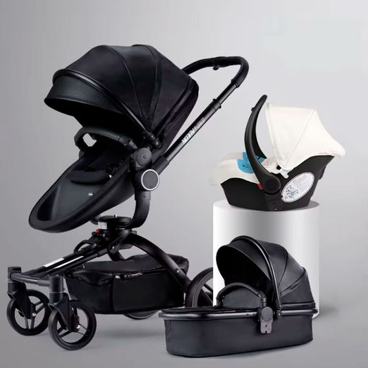 Coche AULON 360° con Portabebé, coche europeo, AULON MAX, coche 3 en 1 para bebés - Aulon