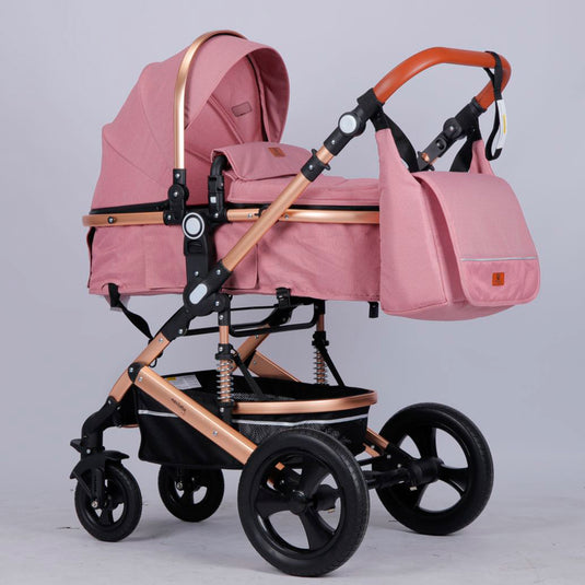Coche para bebé tipo moisés europeo 3en1 con portabebés, pañalera y múltiples funciones - Maxibaby