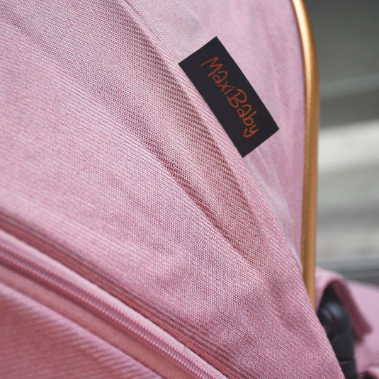 Coche estilo moisés 2 en 1, ajustable a paseador, con cubrepiés, amplia canasta inferior de almacenamiento y portavasos para el tetero - Maxibaby