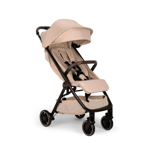 Coche paseador TRVL maleta ultracompacto para bebé, con sistema de plegado compacto tipo maleta, cinturón en 5 puntos, barra de empuje con detalles de lujo, ultraligero y fácil de transportar - Nuna