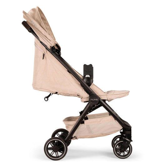 Coche paseador TRVL maleta ultracompacto para bebé, con sistema de plegado compacto tipo maleta, cinturón en 5 puntos, barra de empuje con detalles de lujo, ultraligero y fácil de transportar - Nuna