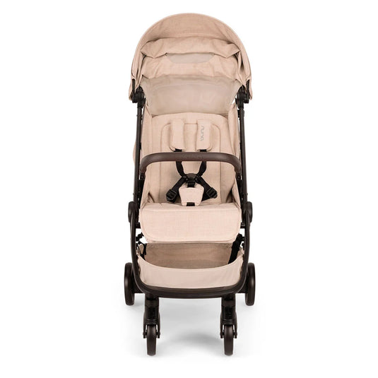 Coche paseador TRVL maleta ultracompacto para bebé, con sistema de plegado compacto tipo maleta, cinturón en 5 puntos, barra de empuje con detalles de lujo, ultraligero y fácil de transportar - Nuna