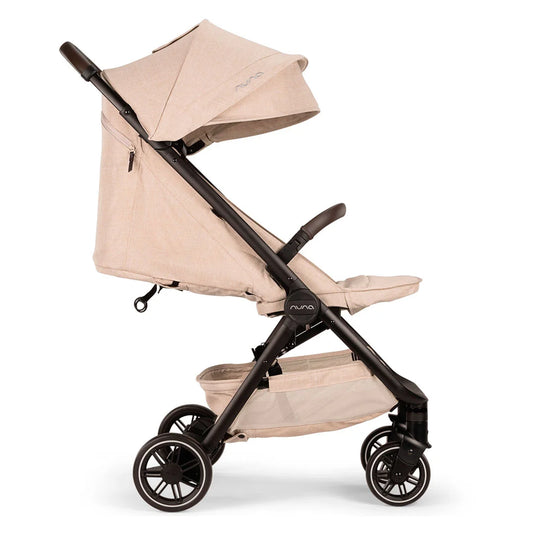Coche paseador TRVL maleta ultracompacto para bebé, con sistema de plegado compacto tipo maleta, cinturón en 5 puntos, barra de empuje con detalles de lujo, ultraligero y fácil de transportar - Nuna