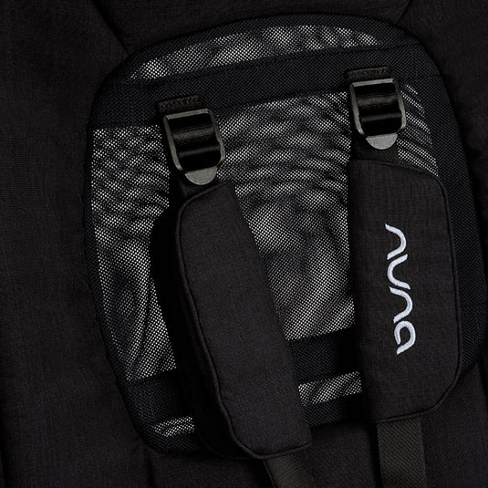 Coche estilo paseador TRIV™ next para bebé, con espaldar ajustable, arnés de seguridad de 5 puntos, barra de empuje ajustable y detalles en cuero ecológico - Nuna