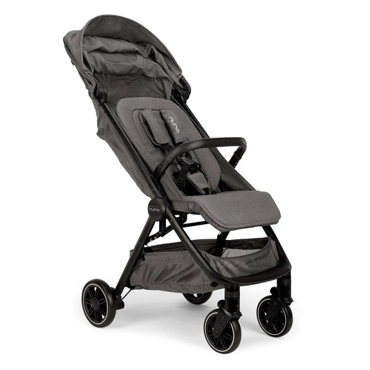 Coche paseador TRVL maleta ultracompacto para bebé, con sistema de plegado compacto tipo maleta, cinturón en 5 puntos, barra de empuje con detalles de lujo, ultraligero y fácil de transportar - Nuna