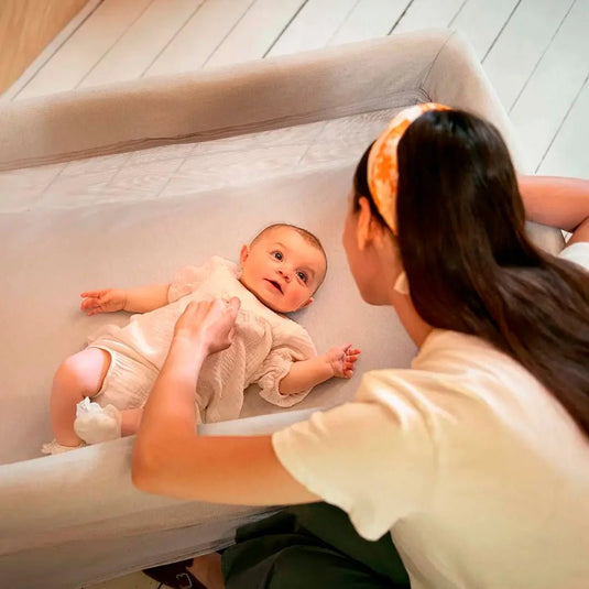 Corral cuna PAAL™ con sistema de plegado y bolsa de viaje - Nuna