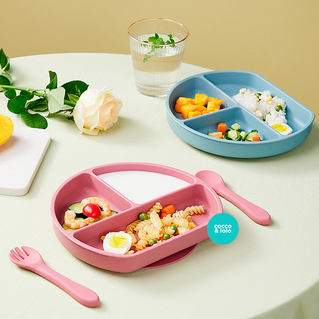 Set vajilla en silicona 3pz