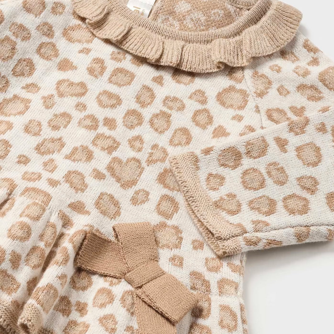 Conjunto con moño Avellana Mayoral