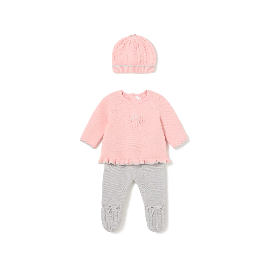 Conjunto gorro tejido Rosa Baby Mayoral