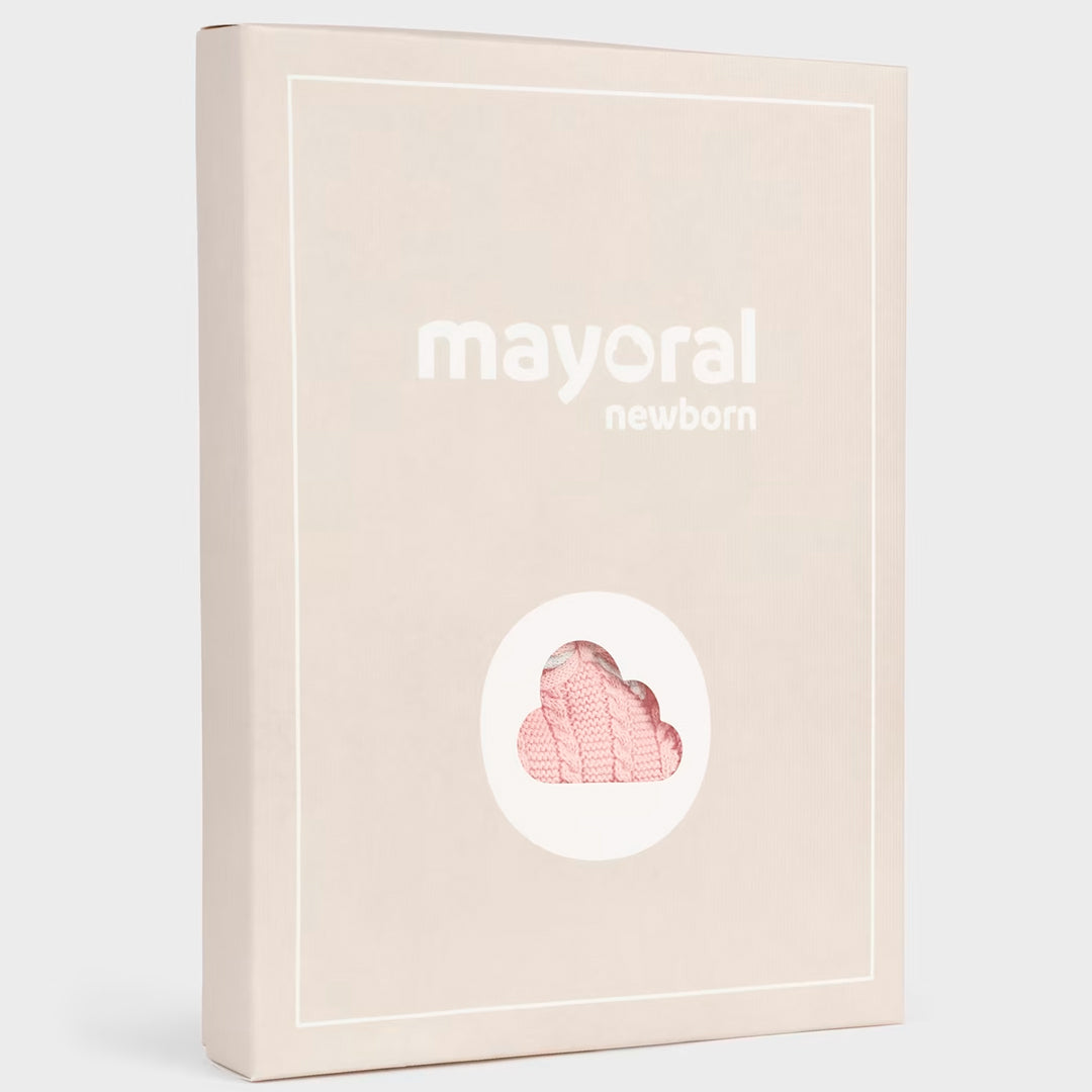Conjunto gorro tejido Rosa Baby Mayoral