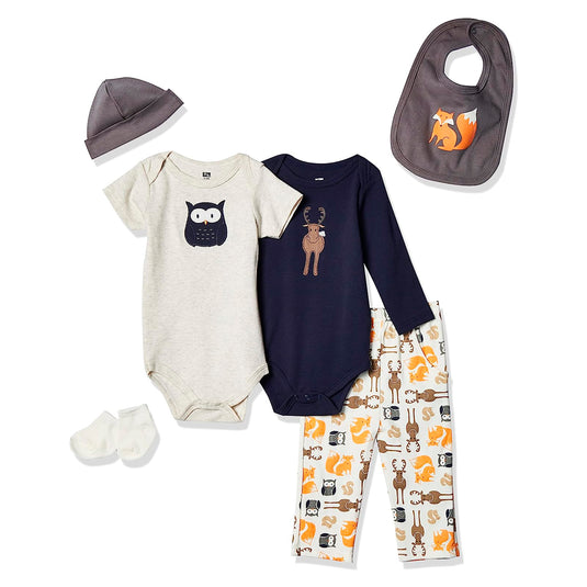 Conjunto Hudson Baby Zorro/Venado Beige (0-3)