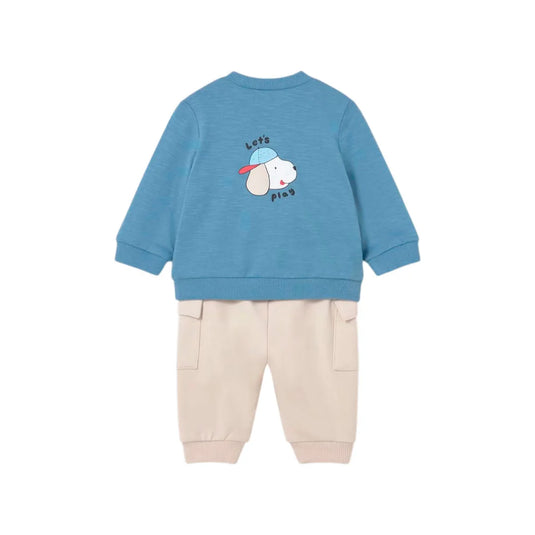 Conjunto manga larga con pantalón y buzo para bebé - Mayoral