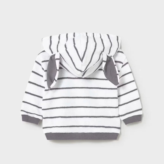 Conjunto con buzo a rayas con orejitas y pantalón - Mayoral