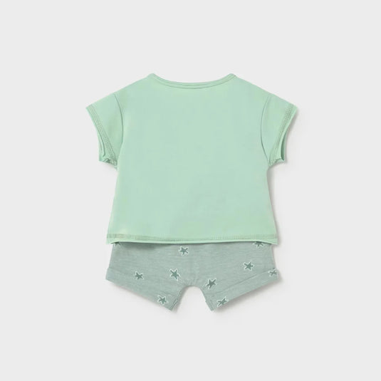 Conjunto camiseta manga corta y short para bebé - Mayoral