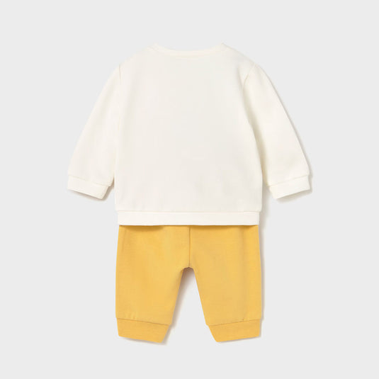 Conjunto 2pz buzo manga larga diseño dinosaurios, sudadera de manga larga, cuello redondo, pantalón largo deportivo para gran confort, cinturilla elástica - Mayoral