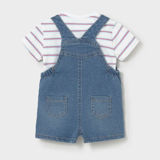 Conjunto camiseta con Overall denim para bebé - Mayoral - Cocco Semana 2026