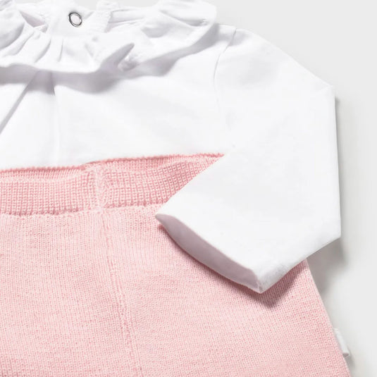 Conjunto 3 piezas blusa con bolero y buzo tejido - Mayoral