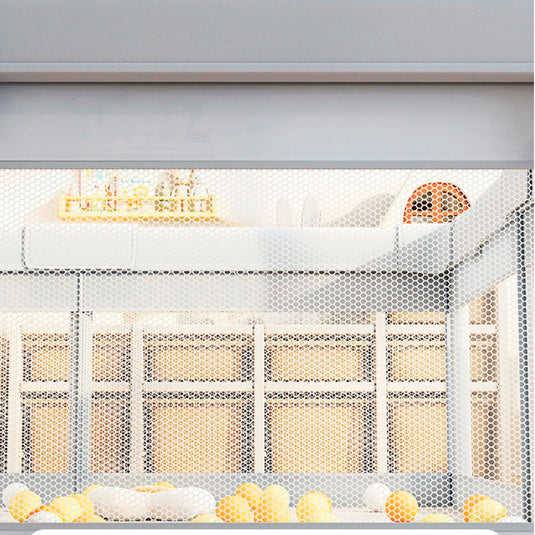 Corral de juegos y centro de actividades para bebés, parque de juegos infantil que incluye pelotas y agarraderas, con base antideslizante y malla transpirable