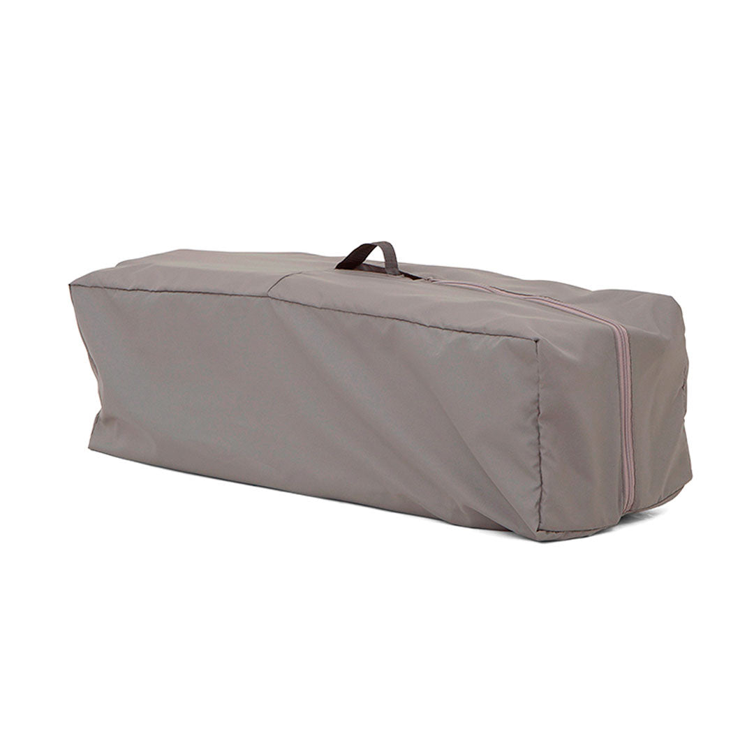 Corral colecho Kubbie Gris dos niveles, con abatible lateral para usarla como colecho, sistema de plegado, con laterales en malla, cierre para ingreso en corral - Joie