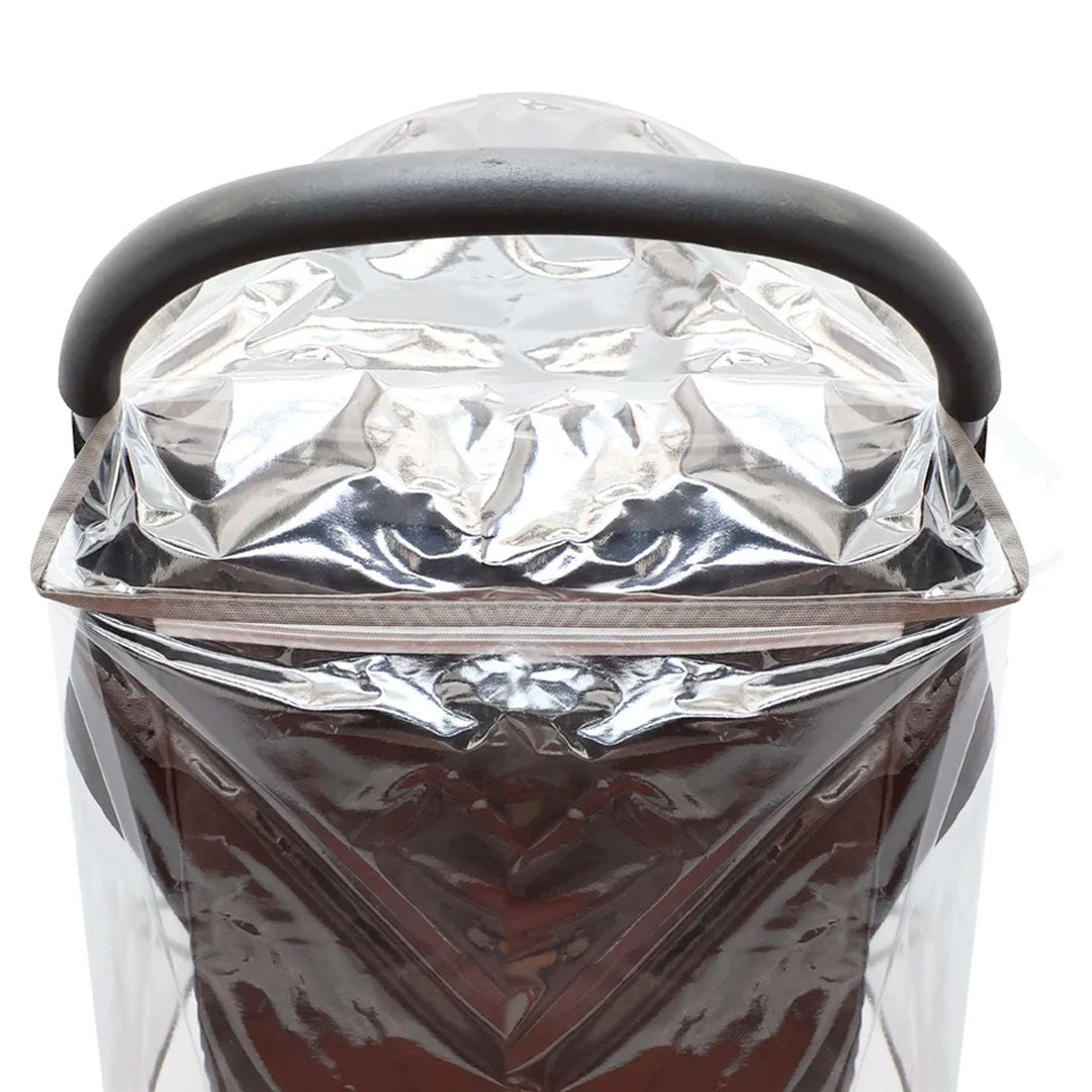 Cubierta para coche paseador de bebé, ideal para resguardarlo de la lluvia y el viento, material transparente, fácil de usar - Nubba