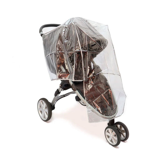 Cubierta para coche paseador de bebé, ideal para resguardarlo de la lluvia y el viento, material transparente, fácil de usar - Nubba