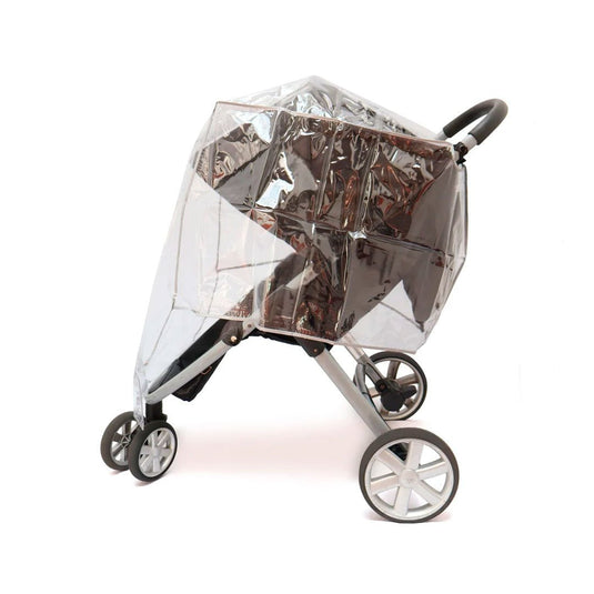 Cubierta para coche paseador de bebé, ideal para resguardarlo de la lluvia y el viento, material transparente, fácil de usar - Nubba