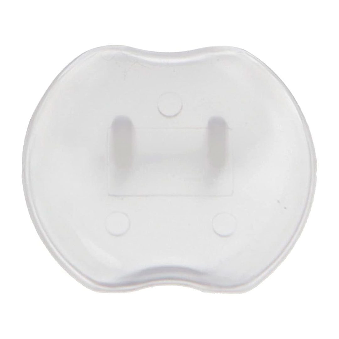 Paquete x12 cubiertas protectoras para enchufes, de instalación fácil y rápida, hecho en plástico resistente y duradero, de color traslucido para no llamar la atención del bebé - DreamBaby
