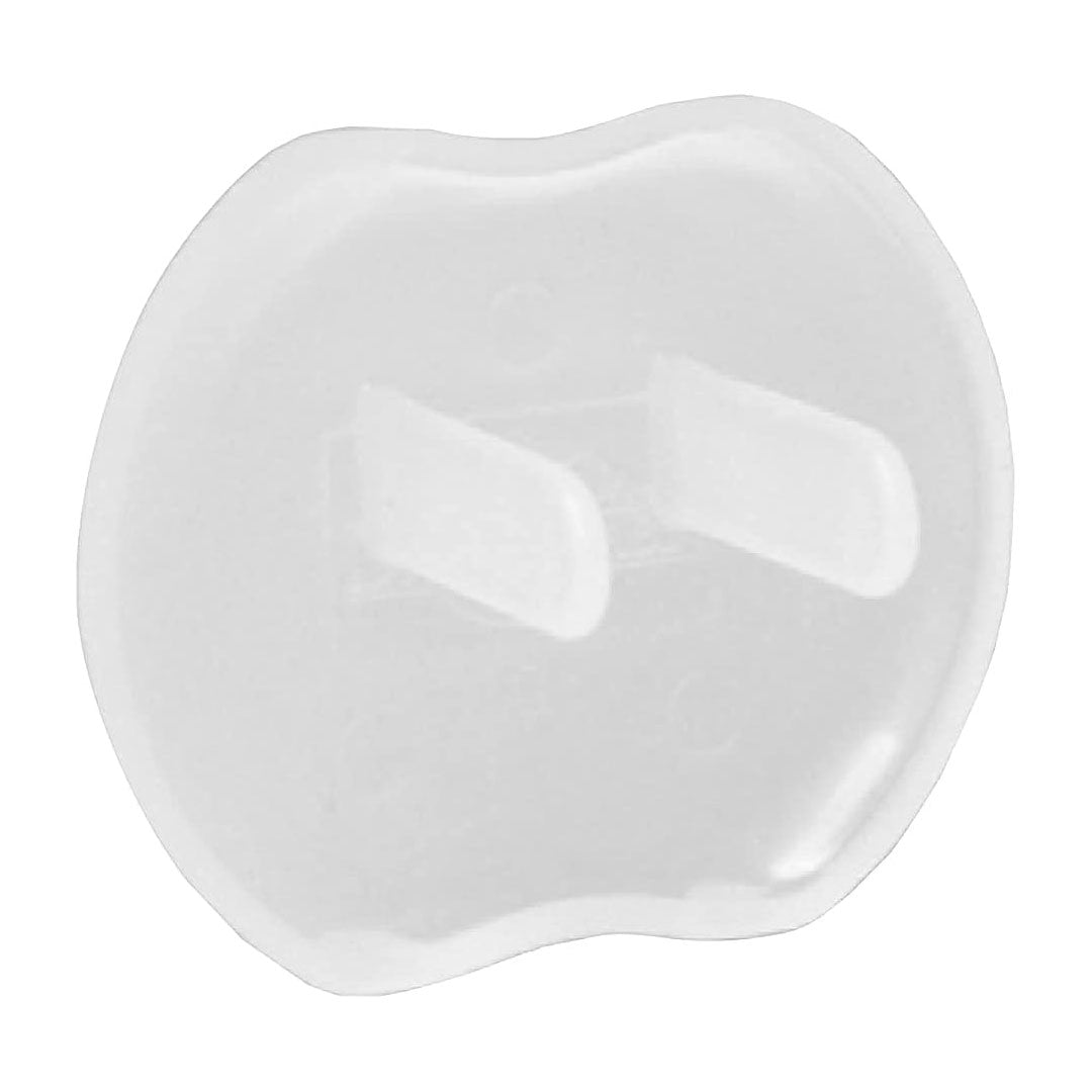 Paquete x12 cubiertas protectoras para enchufes, de instalación fácil y rápida, hecho en plástico resistente y duradero, de color traslucido para no llamar la atención del bebé - DreamBaby