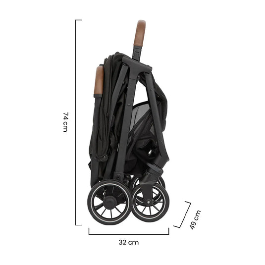 Coche paseador pact pro ultraligero y compacto, tipo maleta, 3 en 1 con plegado con una mano, de recién nacido hasta 22 kg - Joie